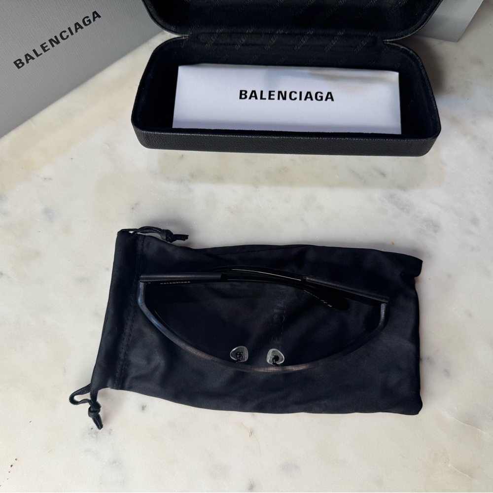 Black Balenciaga Sunglasses - Picture 2 of 4